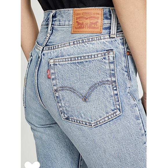 Levi’s Wedgie Selvedge Straight Jeans• Lost Inside - Picture 4 of 5